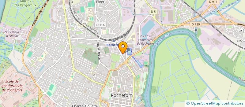 localisation de l'entreprise MADAME CHARLOTTE GOGNET  ROCHEFORT