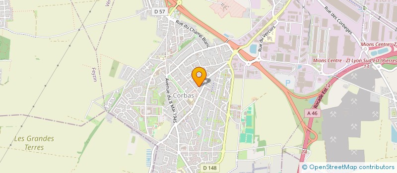 localisation de l'entreprise MADAME CHARLOTTE GOMES-ROUCHOUSE à CORBAS