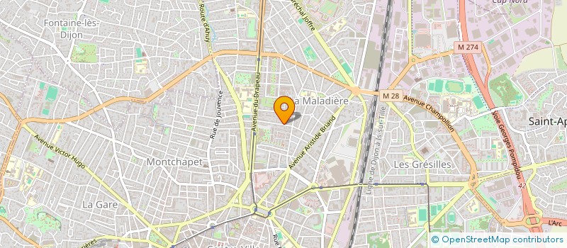 localisation de l'entreprise MADAME CHARLOTTE GONCALVES  DIJON