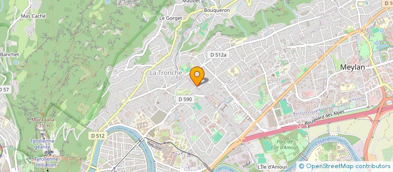 localisation de l'entreprise MADAME CHARLOTTE GONTARD  CORENC