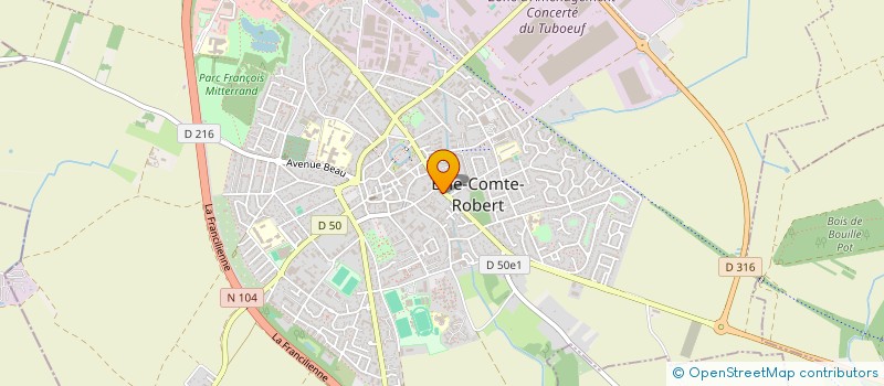 localisation de l'entreprise MADAME CHARLOTTE GONZALES  BRIE-COMTE-ROBERT