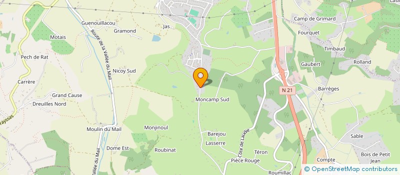 localisation de l'entreprise MADAME CHARLOTTE GOUILLON  PUJOLS