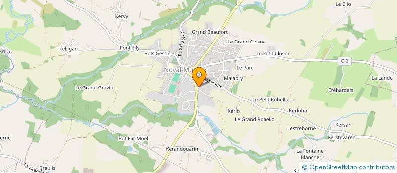 localisation de l'entreprise MADAME CHARLOTTE GOURDON  ELVEN