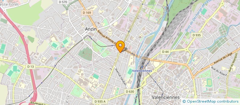 localisation de l'entreprise MADAME CHARLOTTE GRANDIN  VALENCIENNES