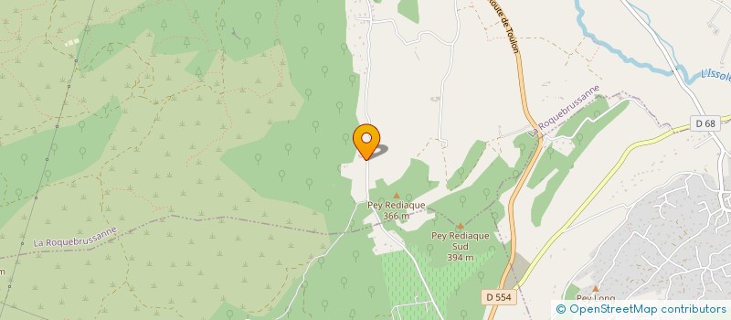 localisation de l'entreprise MADAME CHARLOTTE GRANDJEAN-VENTURA  LA ROQUEBRUSSANNE