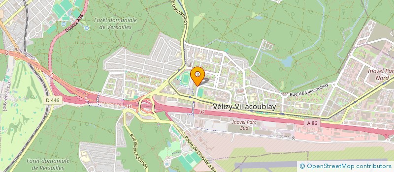 localisation de l'entreprise MADAME CHARLOTTE GREBAUT à VELIZY-VILLACOUBLAY