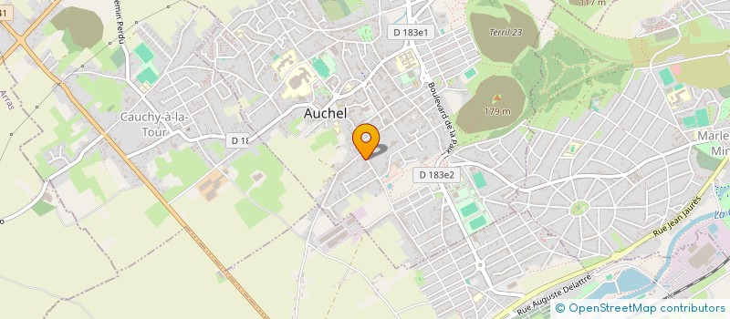 localisation de l'entreprise MADAME CHARLOTTE GRIMBERT  AUCHEL