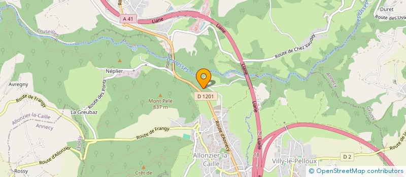 localisation de l'entreprise MADAME CHARLOTTE GSTALDER  ALLONZIER-LA-CAILLE