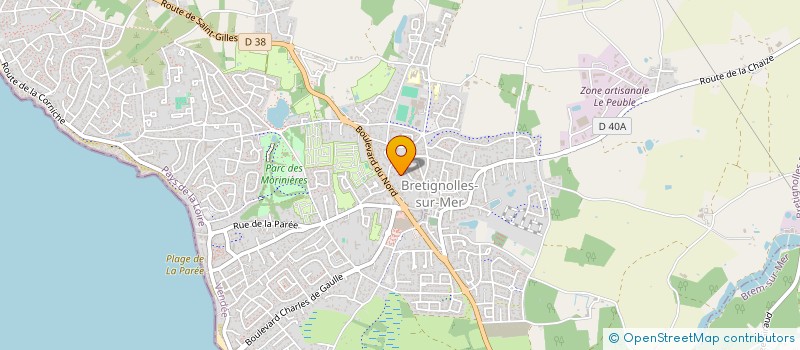 localisation de l'entreprise MADAME CHARLOTTE GUESDON  BRETIGNOLLES-SUR-MER