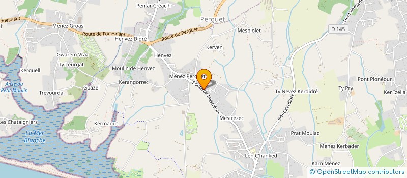 localisation de l'entreprise MADAME CHARLOTTE GUIBE  FOUESNANT