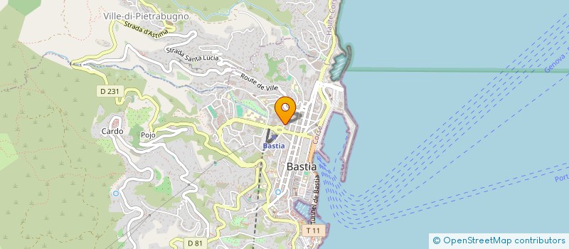 localisation de l'entreprise MADAME CHARLOTTE GUIDONI à BASTIA