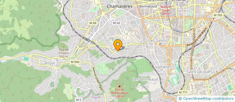 localisation de l'entreprise MADAME CHARLOTTE GUILLAUME  CHAMALIERES