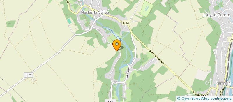 localisation de l'entreprise MADAME CHARLOTTE GUILLE  NESLES-LA-VALLEE