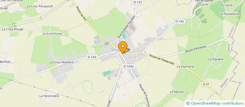 localisation de l'entreprise MADAME CHARLOTTE GUILLEMIN  MOYAUX