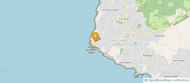 localisation de l'entreprise MADAME CHARLOTTE GUILLEMOT  SAINT-GILDAS-DE-RHUYS