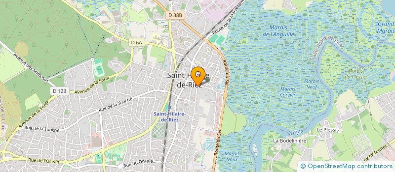 localisation de l'entreprise MADAME CHARLOTTE GUILLET  SAINT-HILAIRE-DE-RIEZ