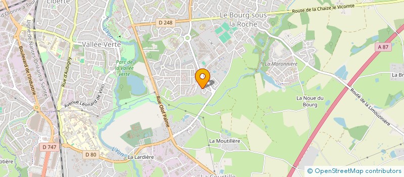localisation de l'entreprise MADAME CHARLOTTE GUILLEUX à LA ROCHE-SUR-YON