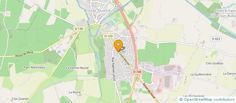 localisation de l'entreprise MADAME CHARLOTTE GUILLOU à BRISSAC LOIRE AUBANCE