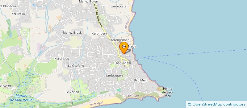 localisation de l'entreprise MADAME CHARLOTTE GUILLOU à FOUESNANT