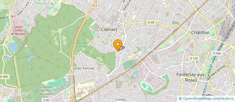 localisation de l'entreprise MADAME CHARLOTTE GUITARD à CLAMART