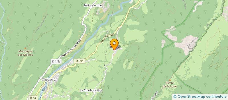 localisation de l'entreprise MADAME CHARLOTTE GULLAUD  CHEZERY-FORENS