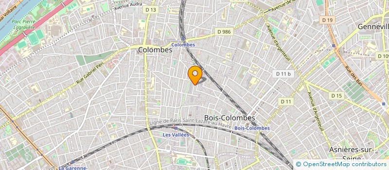 localisation de l'entreprise MADAME CHARLOTTE GUTTON à COLOMBES