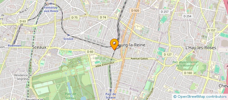 localisation de l'entreprise MADAME CHARLOTTE GUY à BOURG-LA-REINE