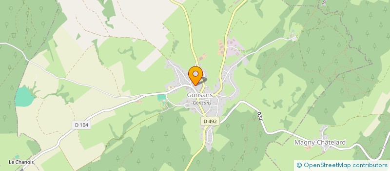 localisation de l'entreprise MADAME CHARLOTTE GUYOT  GONSANS