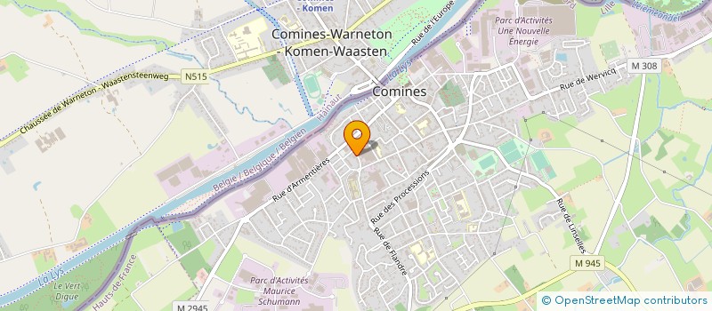 localisation de l'entreprise MADAME CHARLOTTE GYSEMBERGH à WARNETON