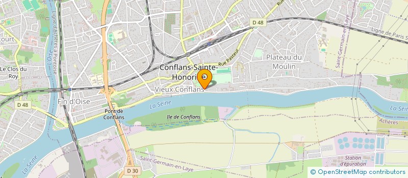 localisation de l'entreprise MADAME CHARLOTTE HABASQUE  CONFLANS-SAINTE-HONORINE