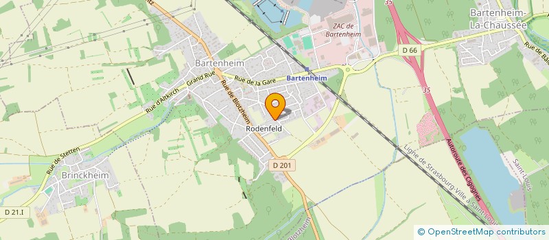 localisation de l'entreprise MADAME CHARLOTTE HAGENBACH  BARTENHEIM