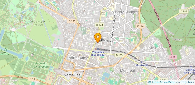 localisation de l'entreprise MADAME CHARLOTTE HAIGHTON à VERSAILLES