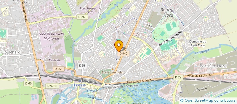 localisation de l'entreprise MADAME CHARLOTTE HANNEQUIN  BOURGES