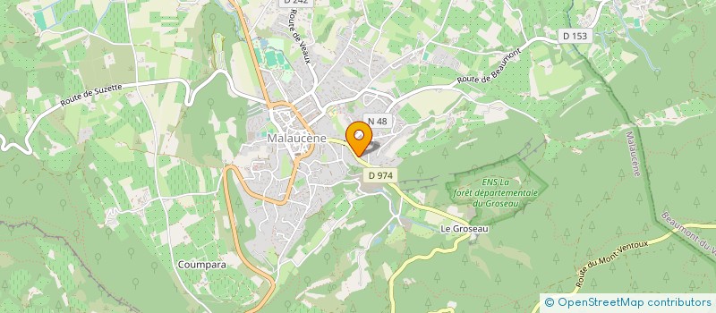 localisation de l'entreprise MADAME CHARLOTTE HANOCQ  MALAUCENE