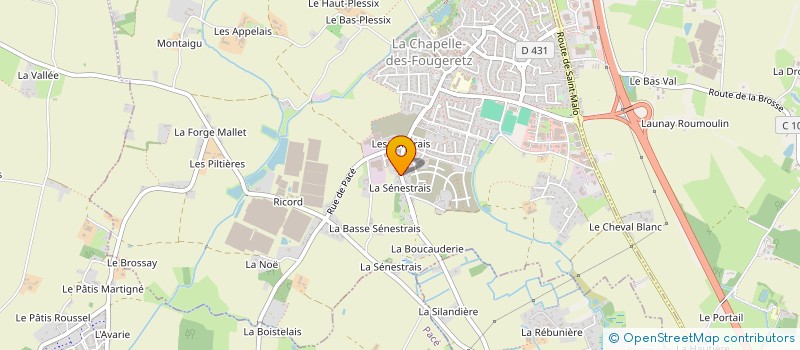 localisation de l'entreprise MADAME CHARLOTTE HAQUIN  LA CHAPELLE-DES-FOUGERETZ