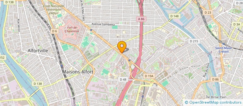 localisation de l'entreprise MADAME CHARLOTTE HAUDECOEUR  MAISONS-ALFORT