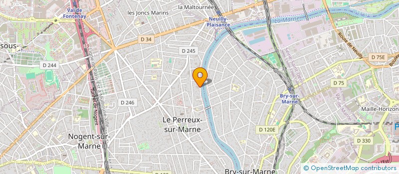 localisation de l'entreprise MADAME CHARLOTTE HAUUY à LE PERREUX-SUR-MARNE