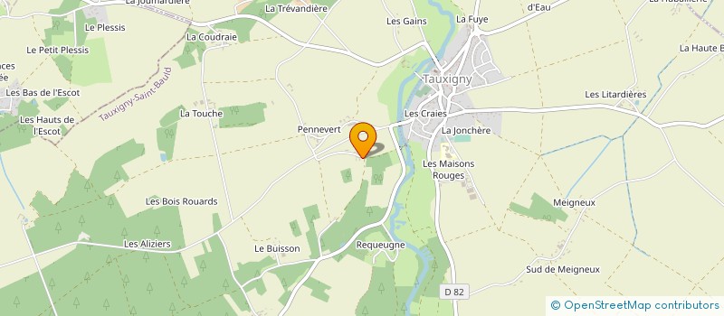 localisation de l'entreprise MADAME CHARLOTTE HAVE  TAUXIGNY-SAINT-BAULD