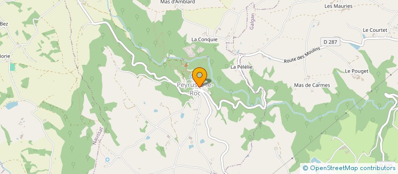 localisation de l'entreprise MADAME CHARLOTTE HAY  PEYRUSSE-LE-ROC