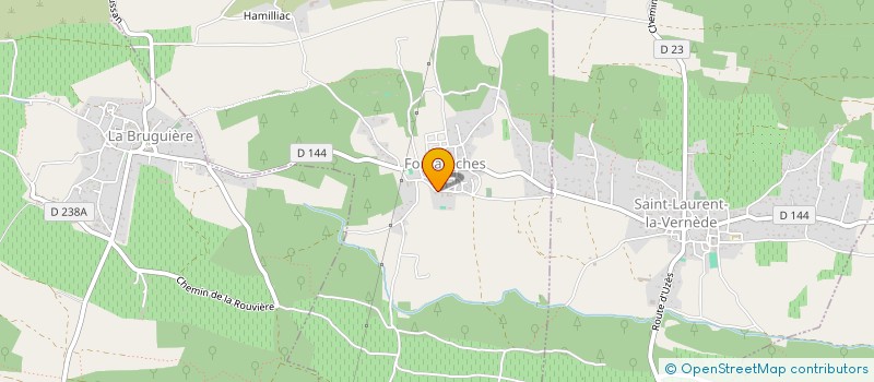 localisation de l'entreprise MADAME CHARLOTTE HENLEY  FONTARECHES