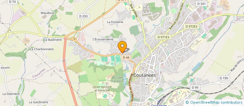 localisation de l'entreprise MADAME CHARLOTTE HENRY  COUTANCES