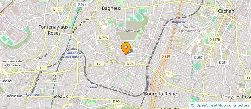 localisation de l'entreprise MADAME CHARLOTTE HERBEN à BAGNEUX