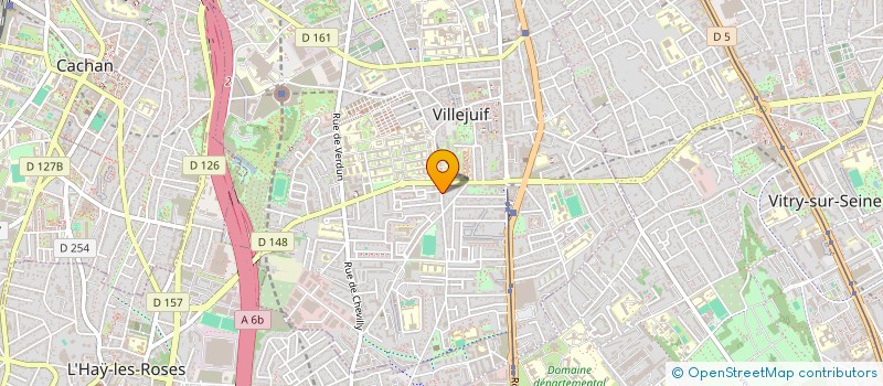 localisation de l'entreprise MADAME CHARLOTTE HERPIN à VILLEJUIF