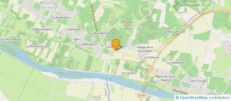 localisation de l'entreprise MADAME CHARLOTTE HERVOIL  BEAUMONT-EN-VERON