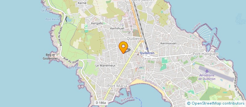 localisation de l'entreprise MADAME CHARLOTTE HILLIET à QUIBERON