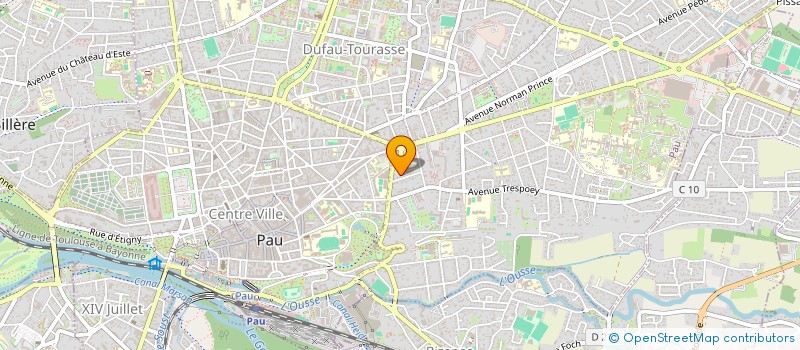 localisation de l'entreprise MADAME CHARLOTTE HIRSCHAUER à PAU