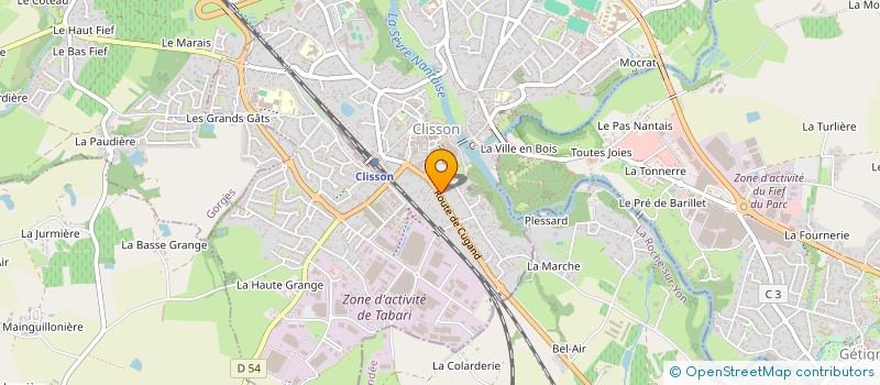 localisation de l'entreprise MADAME CHARLOTTE HITCHEN  CLISSON