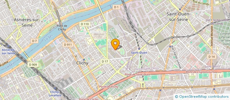 localisation de l'entreprise MADAME CHARLOTTE HUBERT  CLICHY