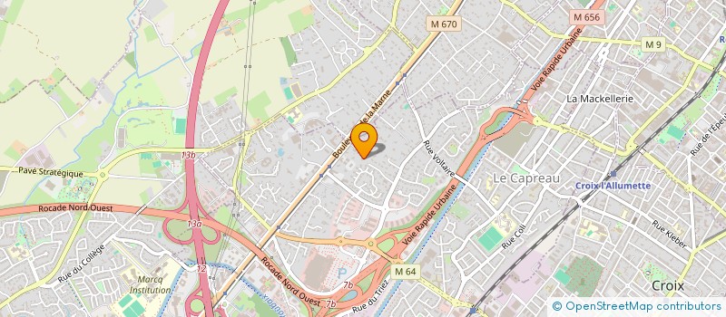 localisation de l'entreprise MADAME CHARLOTTE HUBERT  WASQUEHAL