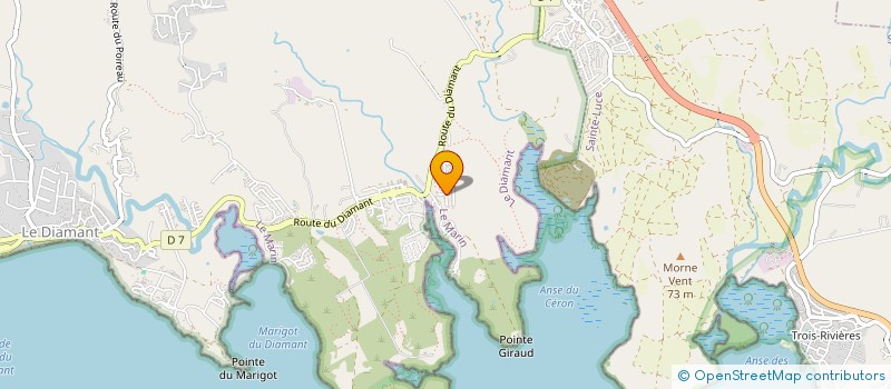 localisation de l'entreprise MADAME CHARLOTTE HUET  LE DIAMANT